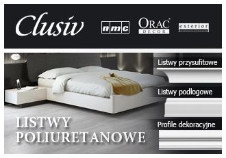 Clusiv.pl - Listy podłogowe, listwy przysufitowe, profile dekoracyjne